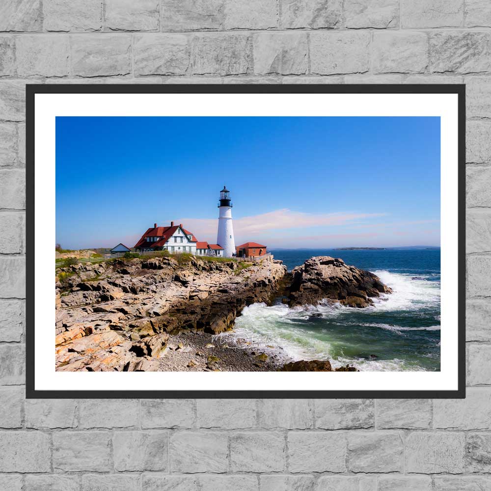 portland_head_lighthouse_main Portland Head Lighthouse photo in a frame